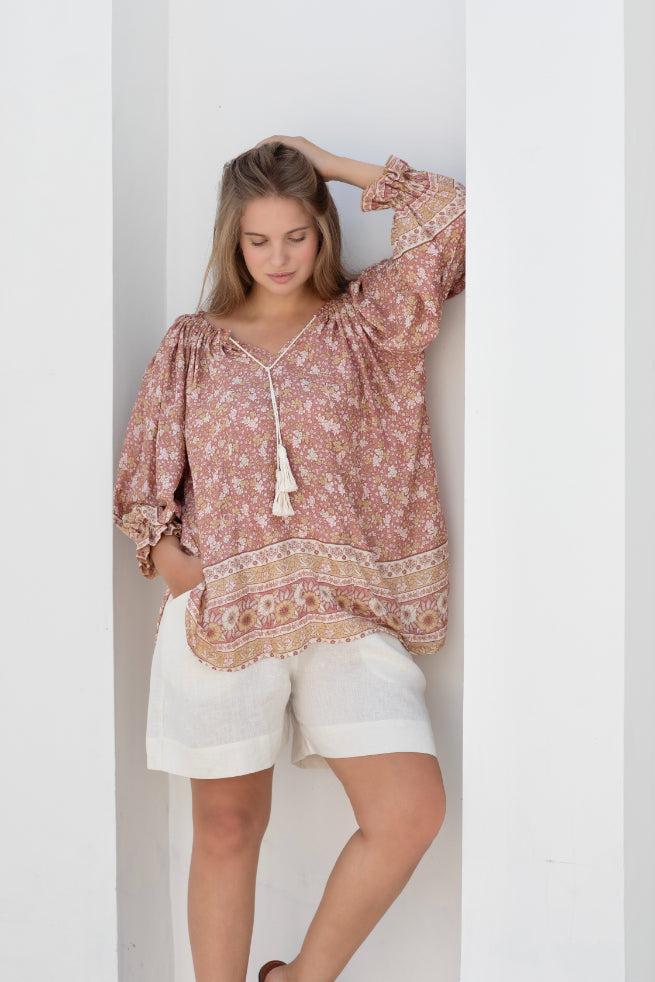 Ouvea Blouse - Gypsy Print