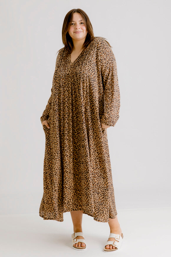 Saharan Leopard Dress