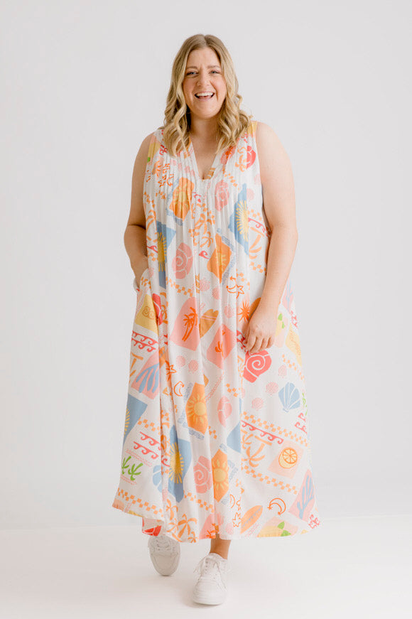 Luna Dress - Amalfi Print