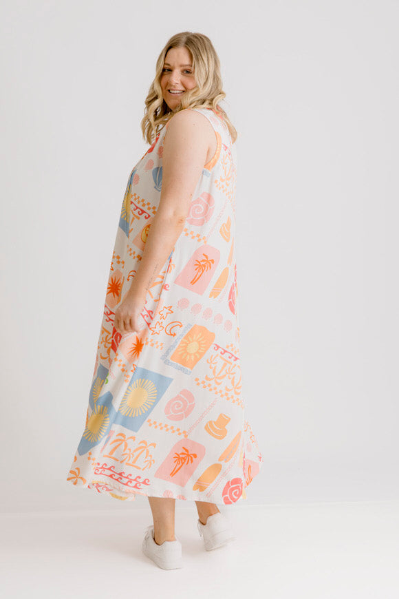 Luna Dress - Amalfi Print