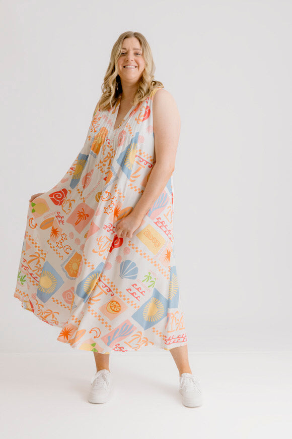 Luna Dress - Amalfi Print