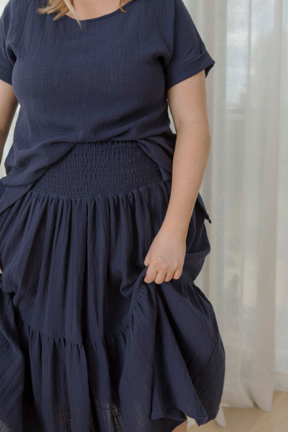 Sonny Skirt - Navy