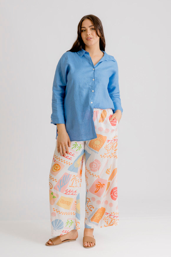 Lucia Pant - Amalfi Print