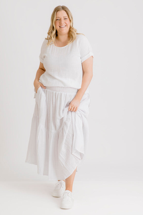 Sonny Skirt - White