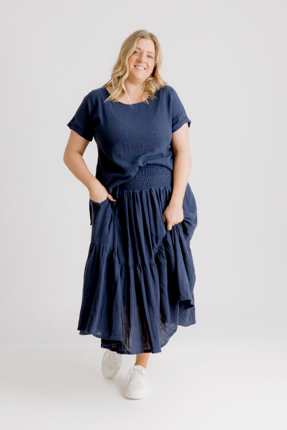 Sonny Skirt - Navy