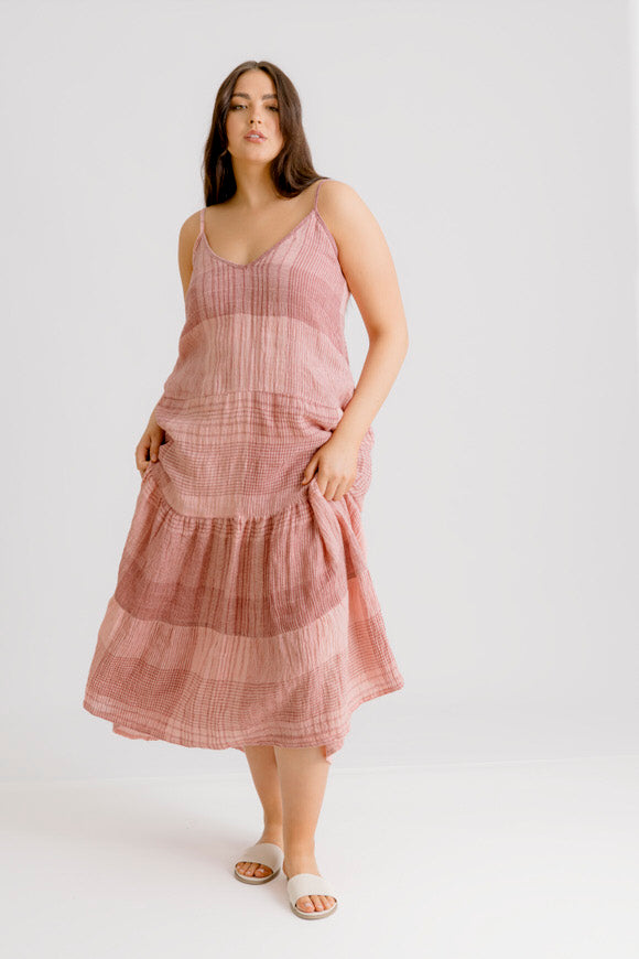 Clara Dress - Rose Check