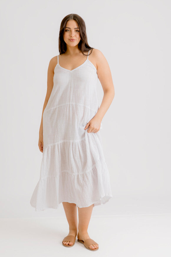 Clara Dress - White