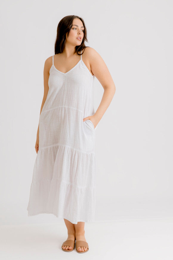 Clara Dress - White