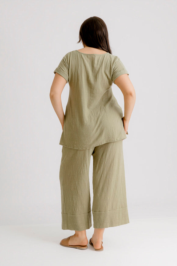 Victoria Top - Khaki