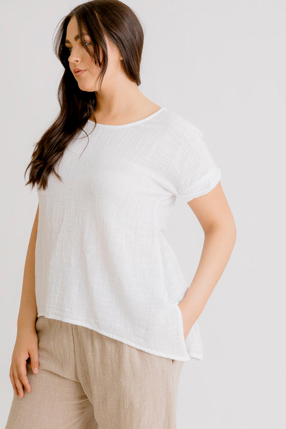 Victoria Top - White