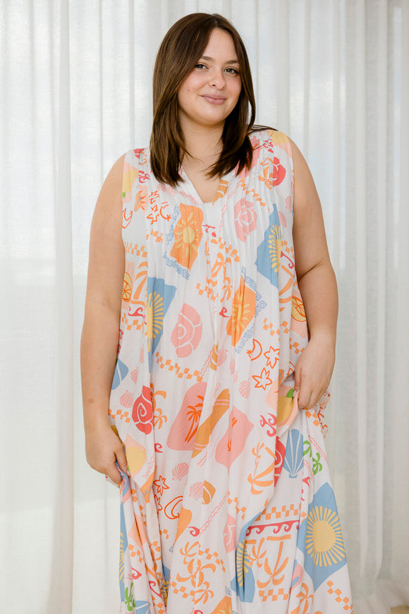 Luna Dress - Amalfi Print