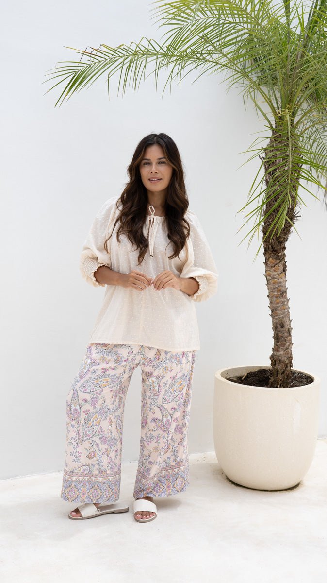 Cher Pant - Paisley Print - Salt + Soda