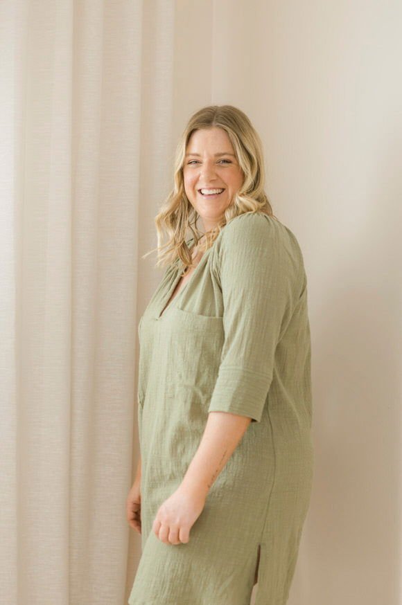 Giselle Tunic Top - Khaki - Salt + Soda