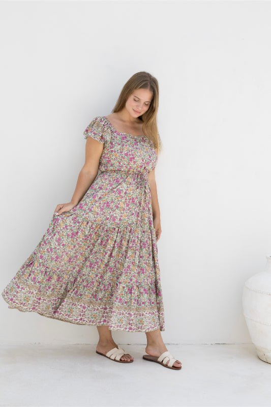 Lexie Dress - Meadow Print - Salt + Soda