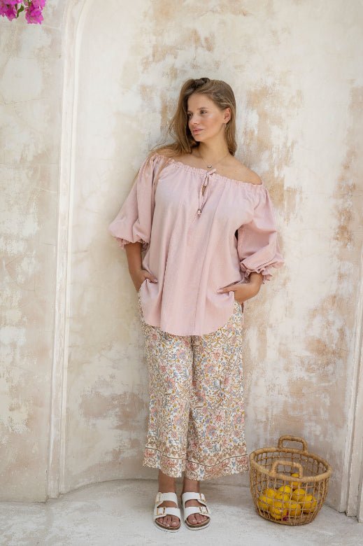 Ouvea Blouse - Blossom - Salt + Soda