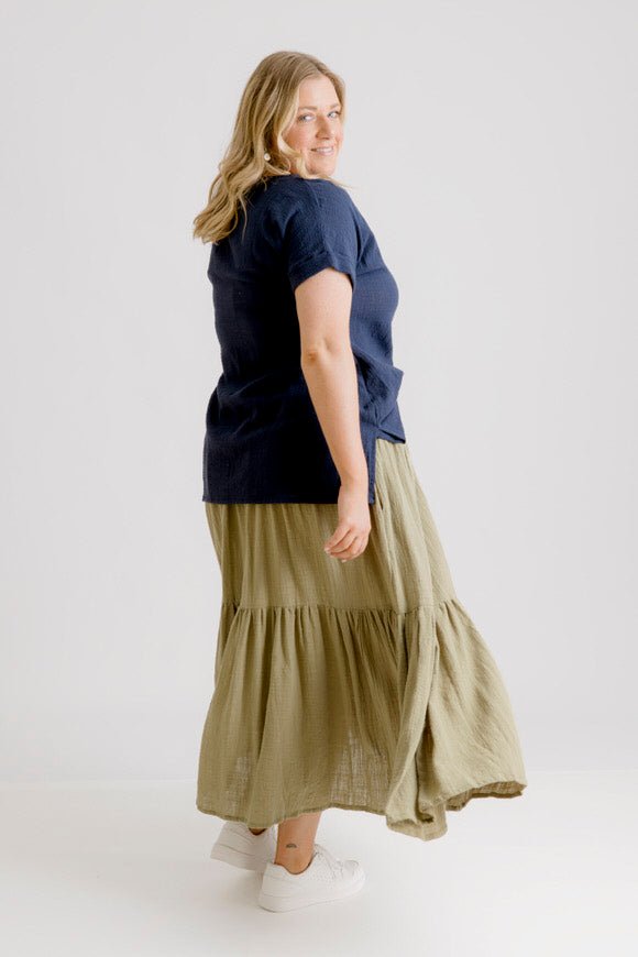 Sonny Skirt - Khaki - Salt + Soda