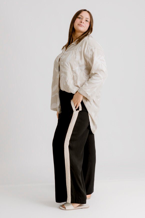 Wild Side Tuxedo Pant - Black - Salt + Soda