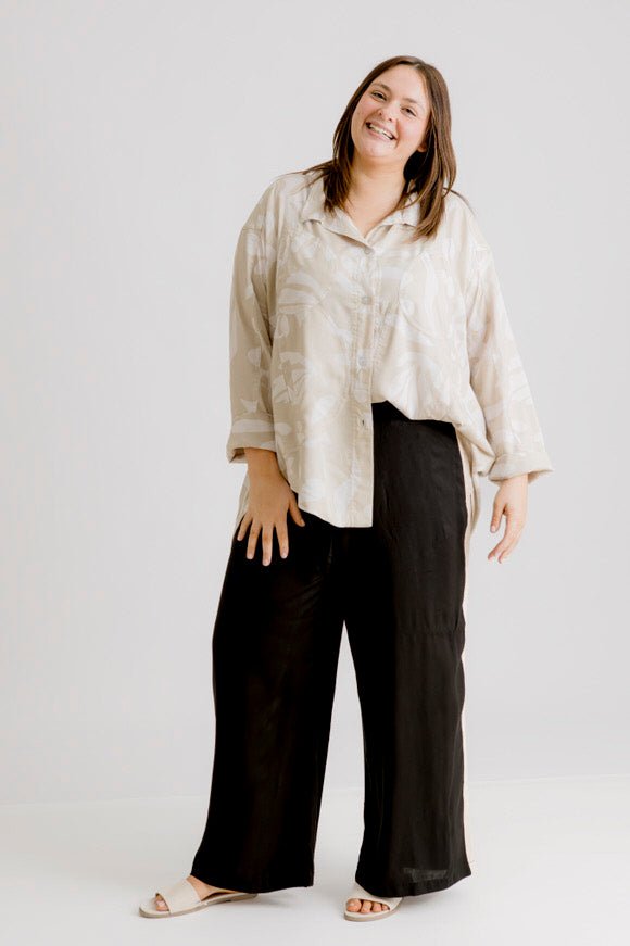 Wild Side Tuxedo Pant - Black - Salt + Soda