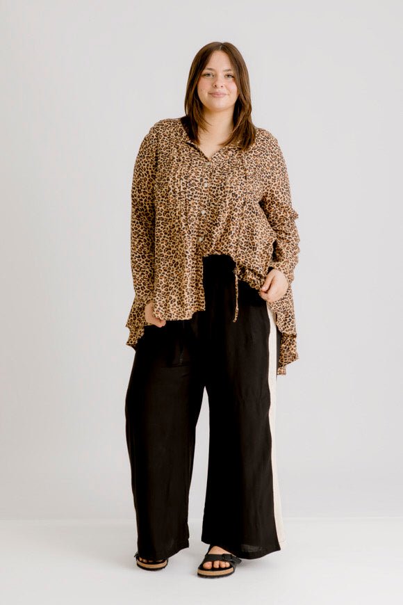 Wild Side Tuxedo Pant - Black - Salt + Soda